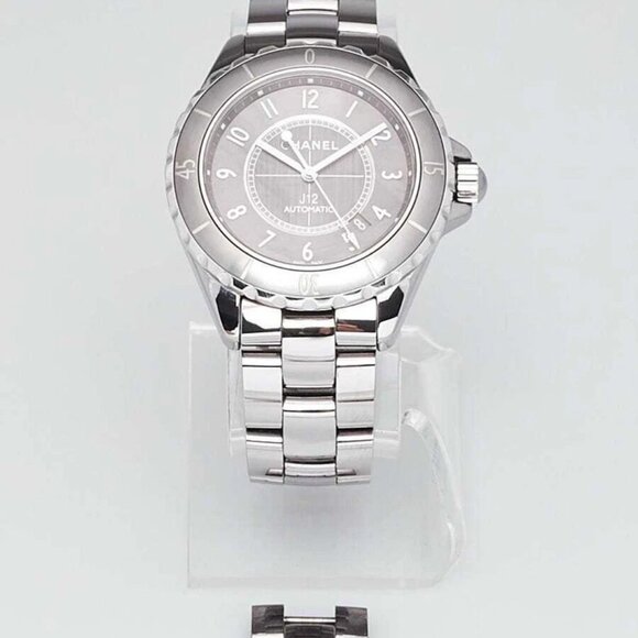 Chanel Gunmetal J12 Titanium Ceramic 41mm Chromatic Automatic Watch - Picture 6 of 6